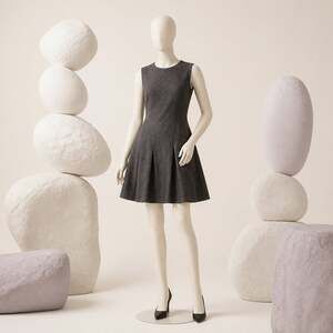 theory knit checkered dress Theory Official Site